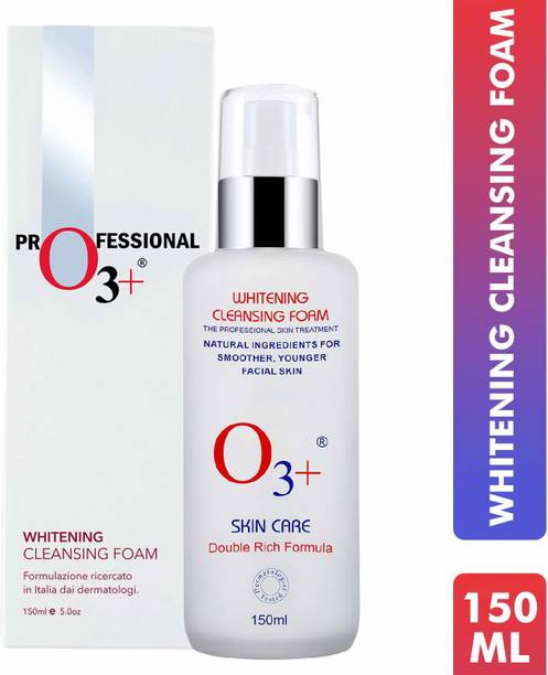 O3+ Whitening Cleansing Foam Face Wash