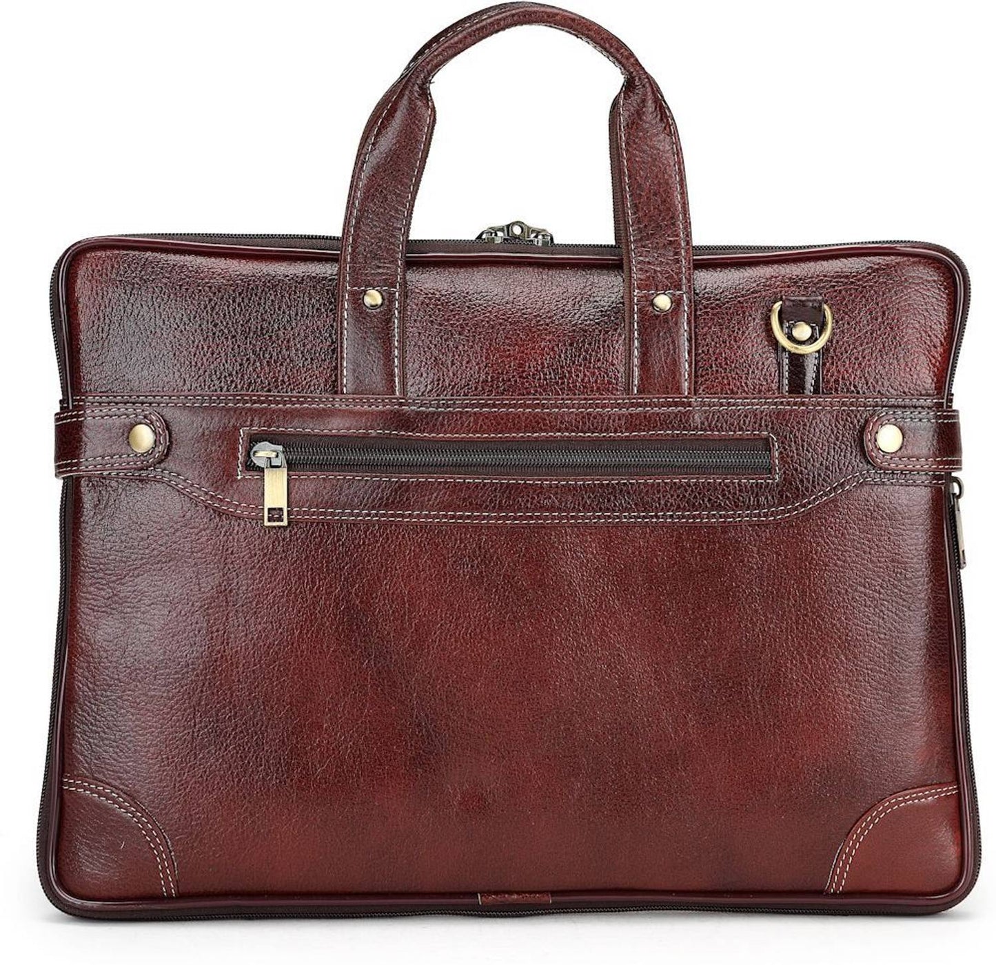 Small 12 L Laptop Backpack Genuine Oily Leather Laptop ...