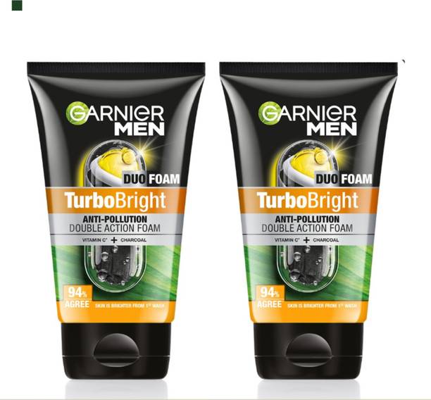 GARNIER Men Turbo Bright face wash hydrating cleanser f...
