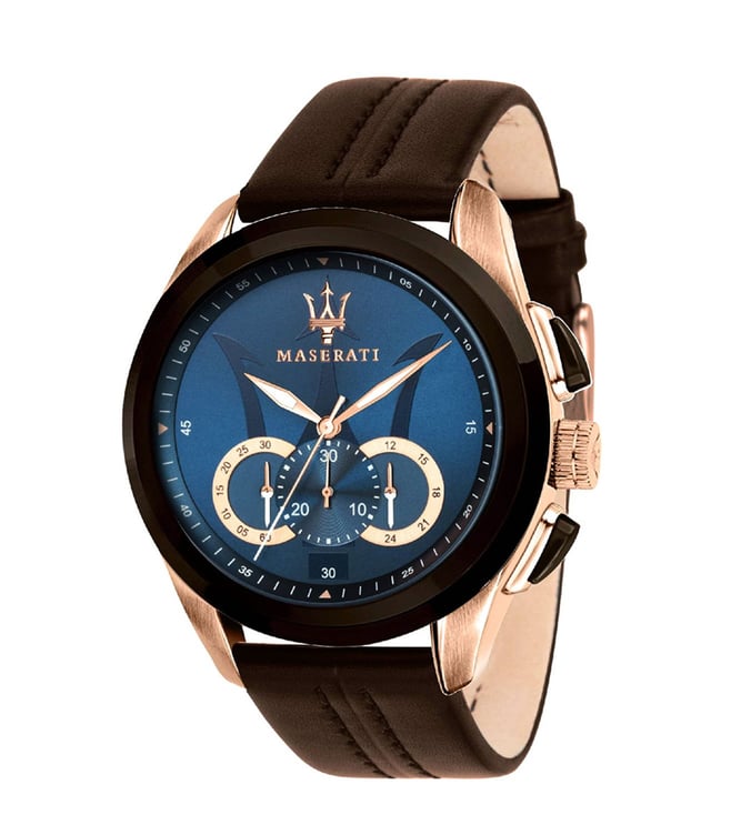 MASERATI - R8871612024 Traguardo Blue Dial Watch for Men