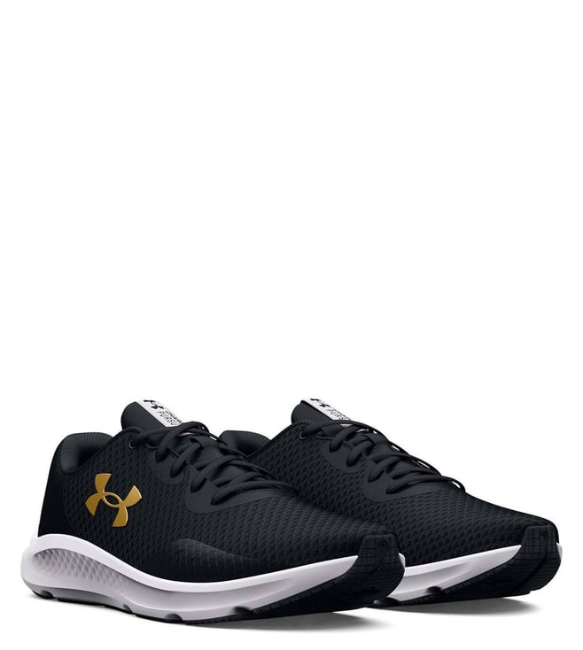UNDER ARMOUR - Men's Charged Pursuit 3 Black Running Shoes