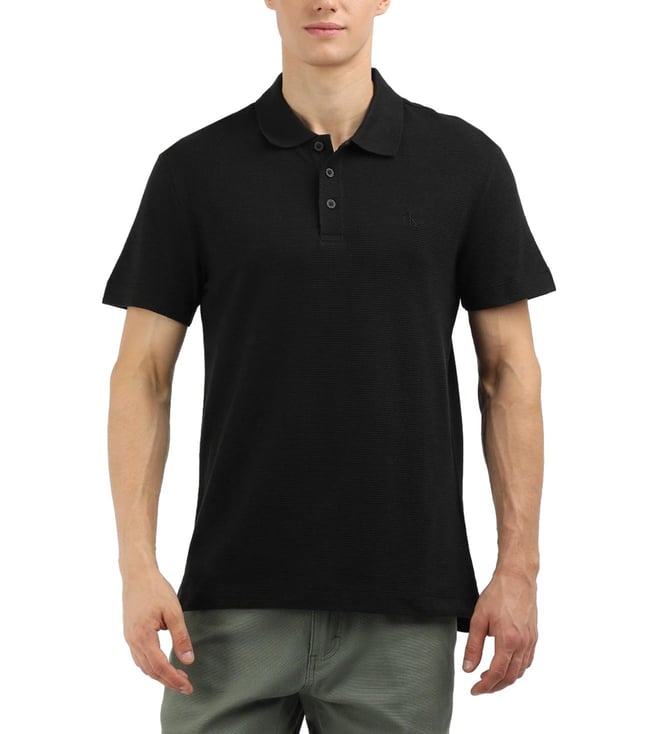 Mens Solid Regular Fit Polo T-Shirt