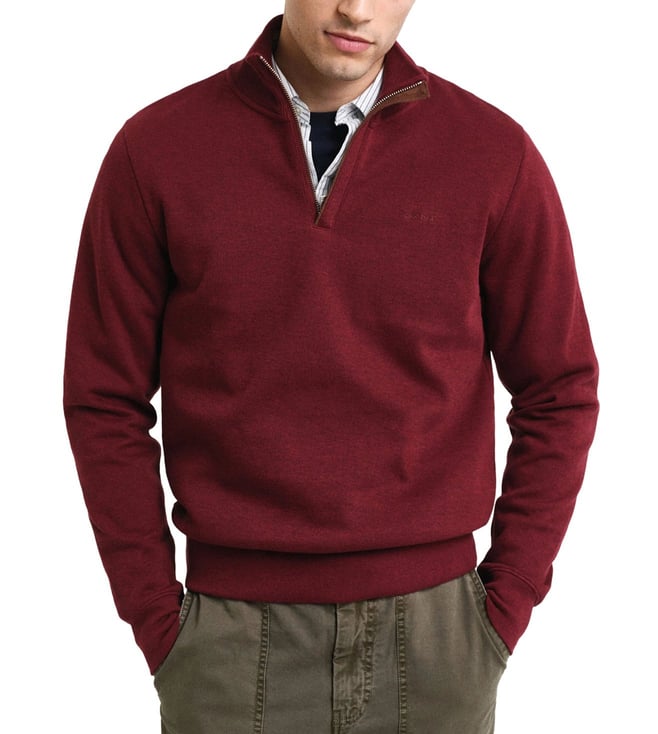 Red Regular Fit Sweatshirt