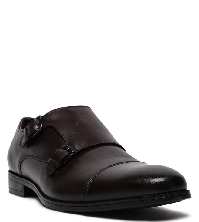 ALDO - Men's ZIGOFA-IN201 Dark Brown Monk Strap Sandals