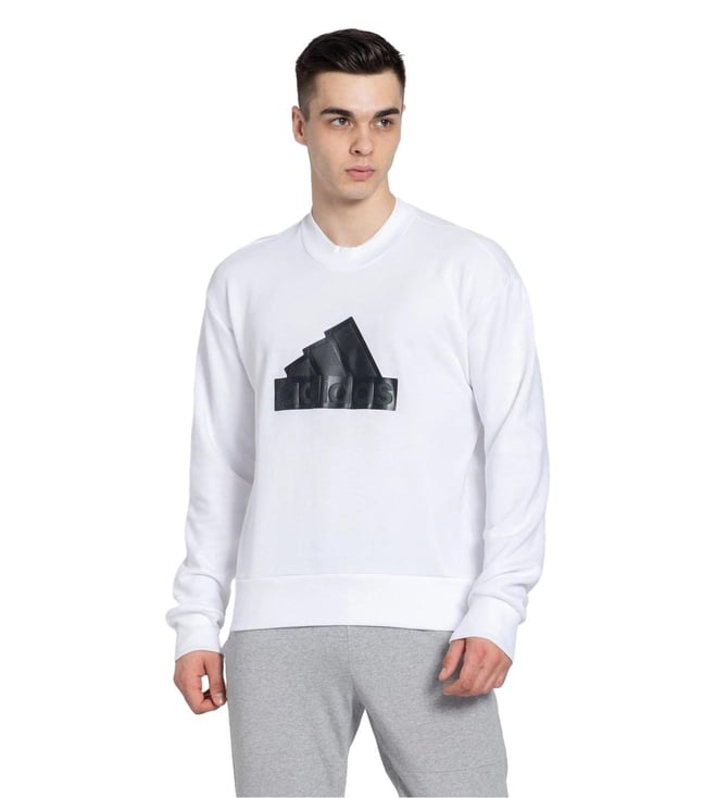 White M FI BOS CRW Sweatshirt