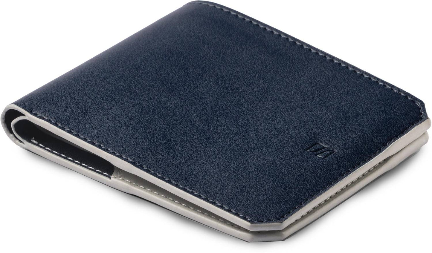 Men Formal Blue Fabric Wallet