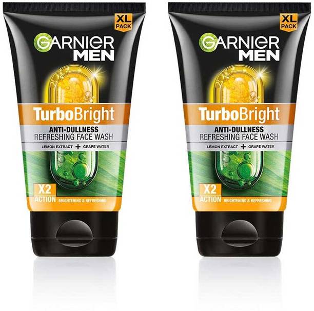 Garnier Men Turbo Bright Double Action,Anti Pollution w...