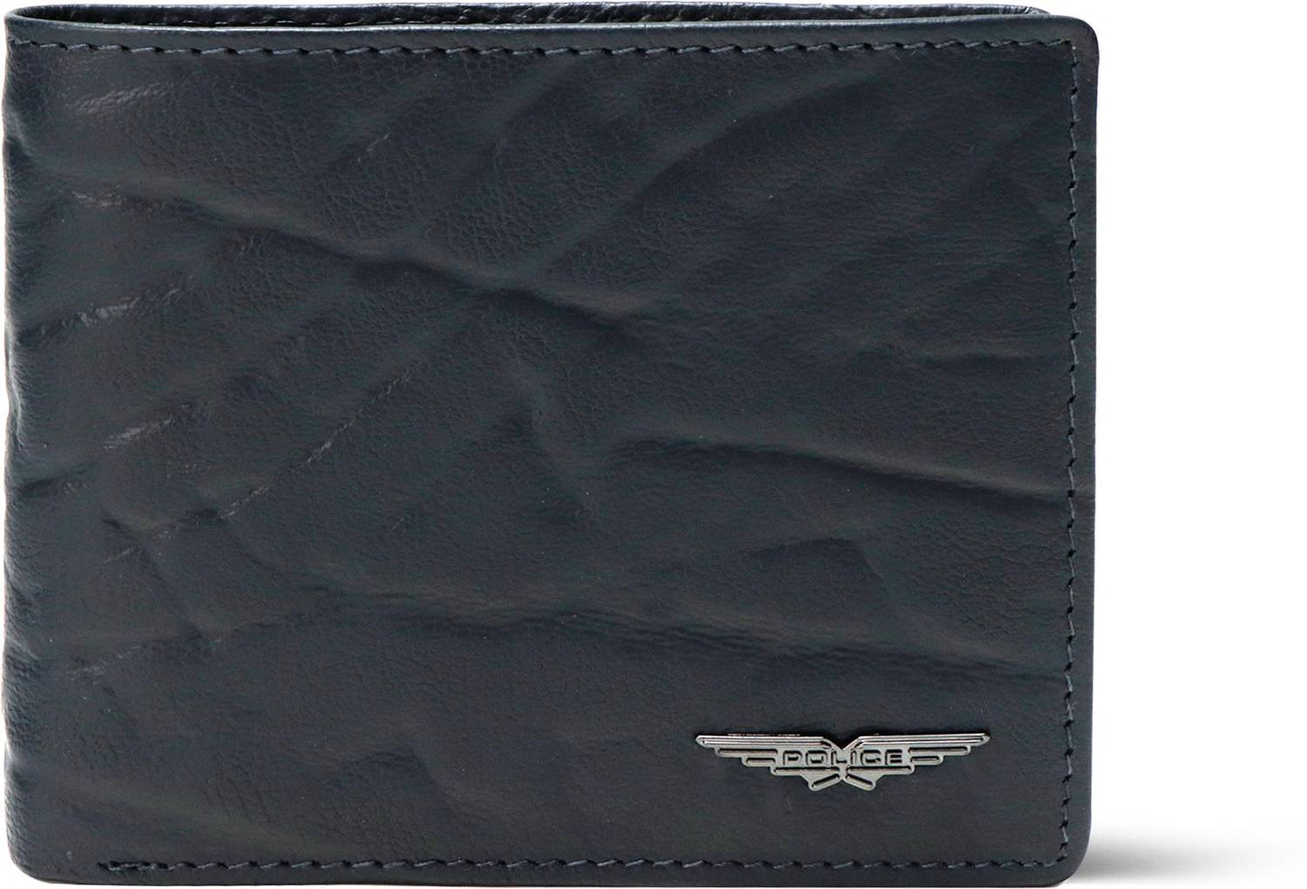 Men Black Genuine Leather Wallet