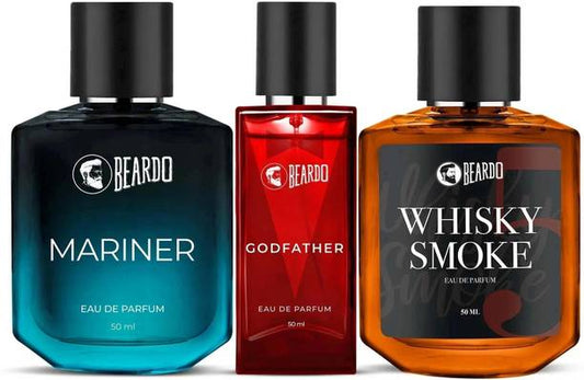 BEARDO Marine EDP, GodFather & Whiskey Smoke ( Set of 3...