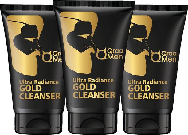 Qraa Men Gold Cleanser | Deep cleansing, Anti-Ageing, S...