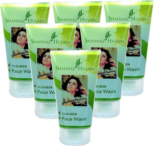 Shahnaz Husain Tulsi-Neem 50 Gm ( Pack of 6 ) Face Wash