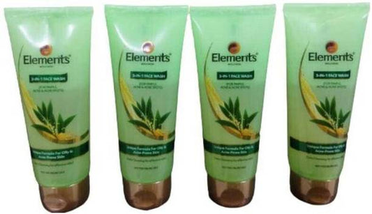 Element 3in1 face wash pack of 4  (400 g) Face Wash