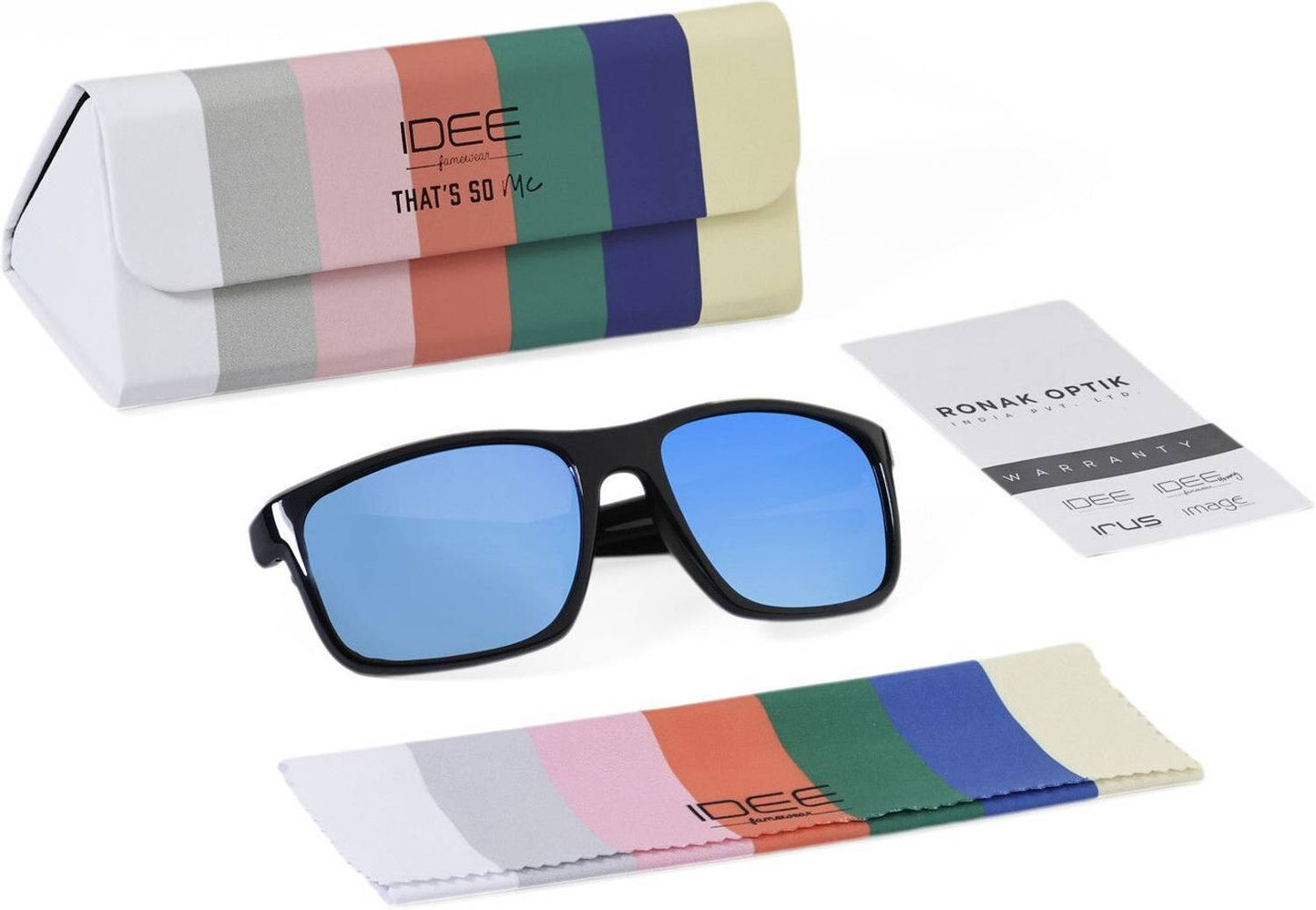 UV Protection Rectangular Sunglasses (58)