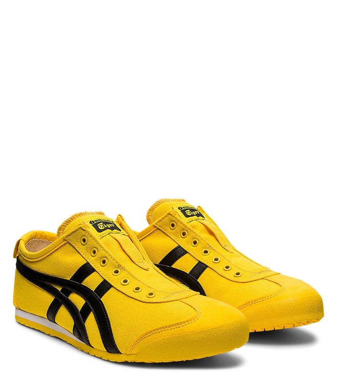 ONITSUKA TIGER -  Unisex Mexico 66 Tai-chi Yellow & Black Sneakers
