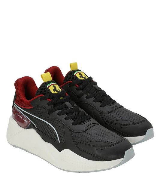 PUMA -  Unisex Scuderia Ferrari RS X Black Sneakers