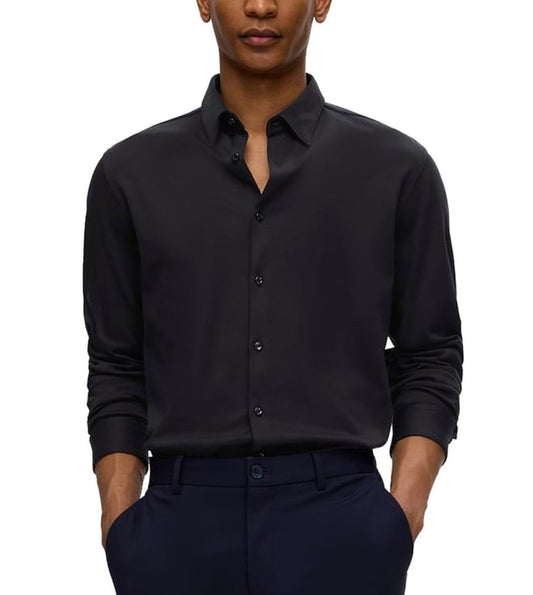 Black Slim Fit Shirt