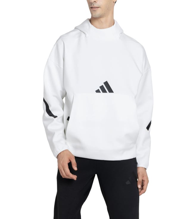 White M Z.N.E. HD Hoodie