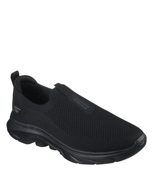 SKECHERS -  Men's GO WALK 7 Black Walking Shoes