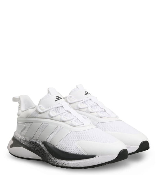 ADIDAS -  Men's ALPHARESPONSE White Running Shoes