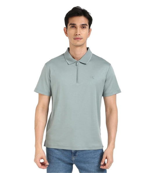 Lead Cotton Regular Fit Polo T-Shirt