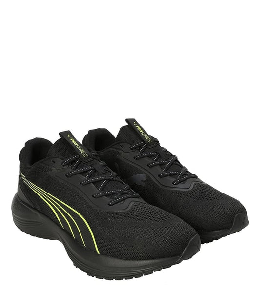 PUMA -  Men's Galaxis Pro Performance Boost Black Running Shoes