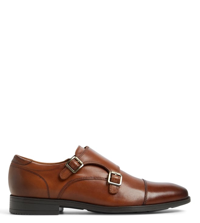ALDO - Men's HOLTLANFLEX-IN220 Cognac Monk Shoes