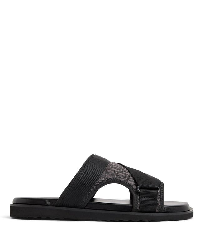 ALDO -  Men's DENIELS-IN004 Open Black Slide Sandals