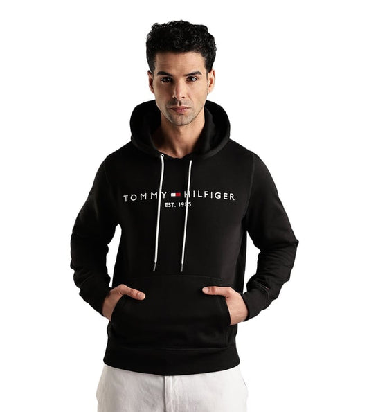 Black Logo Regular Fit Sweatshirt