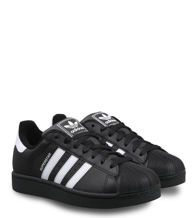 ADIDAS ORIGINALS -  Men's SUPERSTAR II Black Sneakers