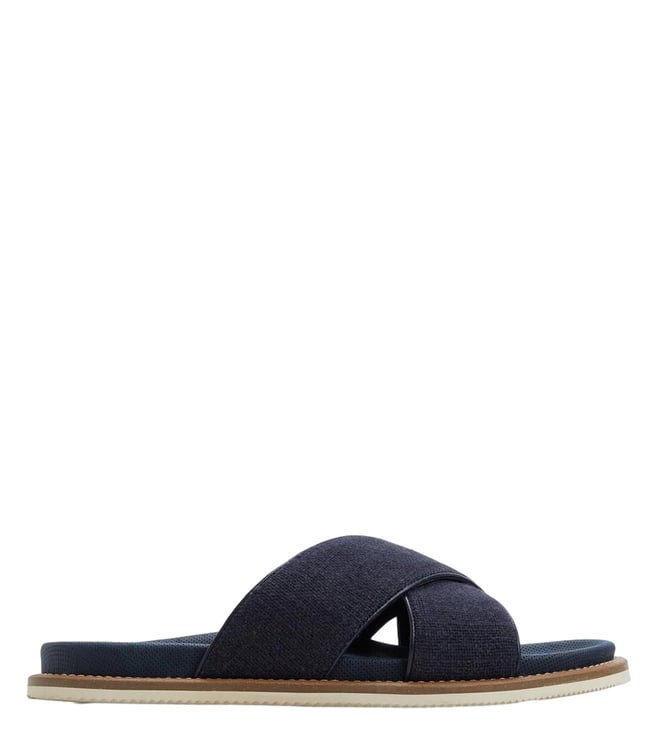 ALDO -  Men's MARRINA-IN410 Navy Cross Strap Sandals