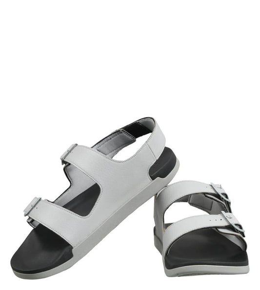 ADIDAS -  Men's Prodence Grey Back Strap Sandals