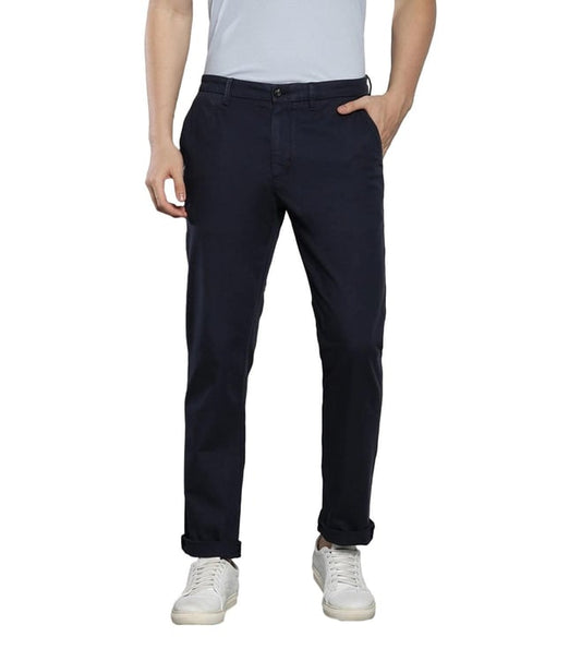 Navy Regular Fit Chinos