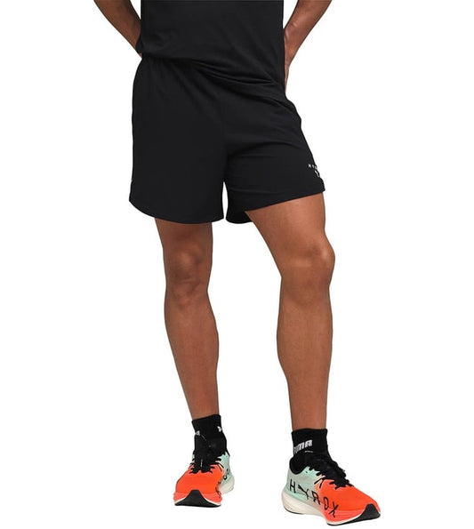 Black Puma X Hyrox High Rise Regular Fit Short