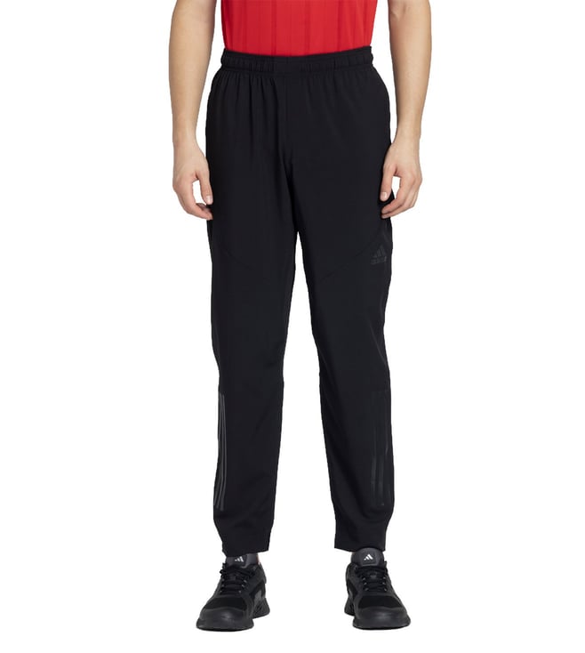 Black WO PA CCOOL WV Regular Fit Track Pants