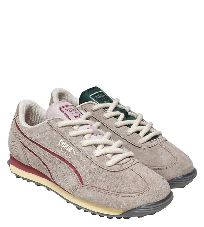 PUMA -  Unisex Alpine Snow, Dark Myrtle & Club Red Easy Rider SQUID GAME Sneakers