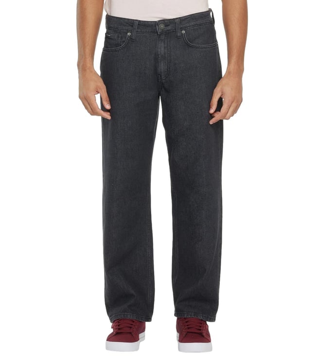 G18 Black Relaxed Fit Denim Jeans