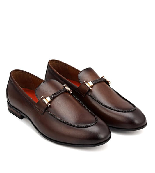 ROSSO BRUNELLO - Men's Coffee Formal Slipon
