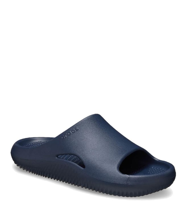 CROCS -  Men's Mellow Recovery Navy Slides