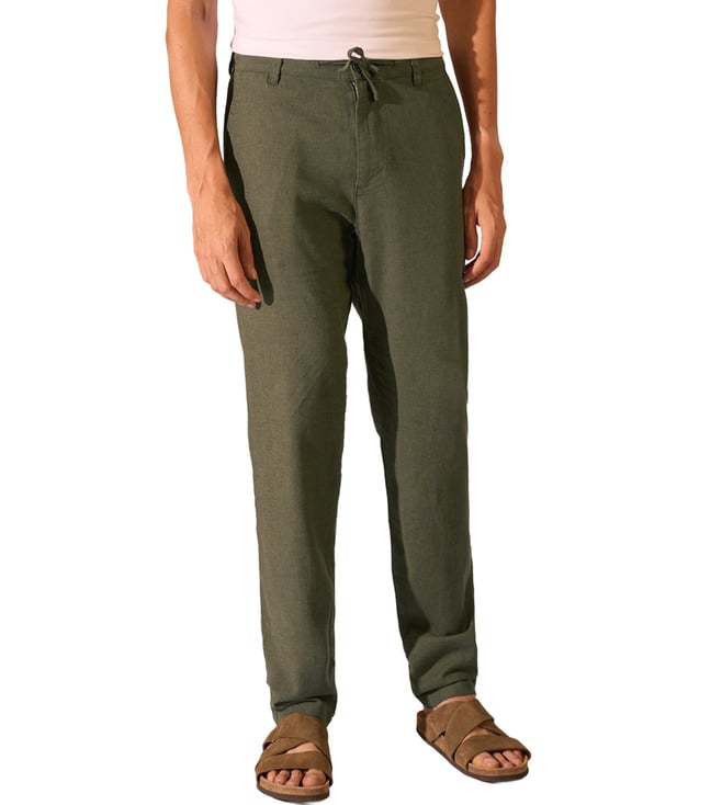 Kalamata Slim Fit Drawstring Trousers