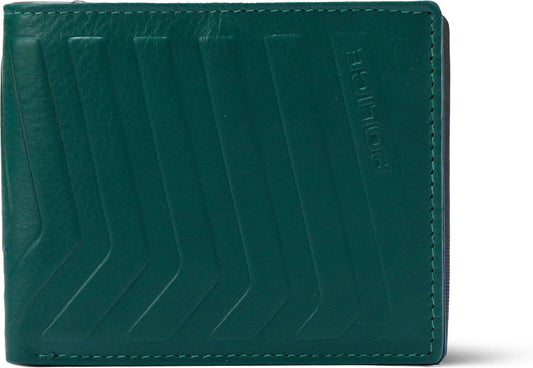 Men Green Genuine Leather Wallet
