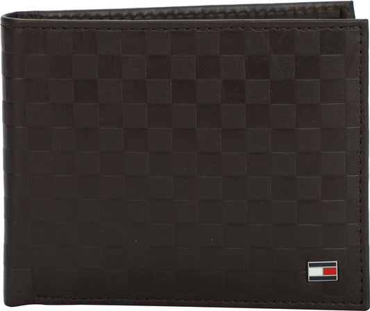 Men Black Artificial Leather Wallet - Mini