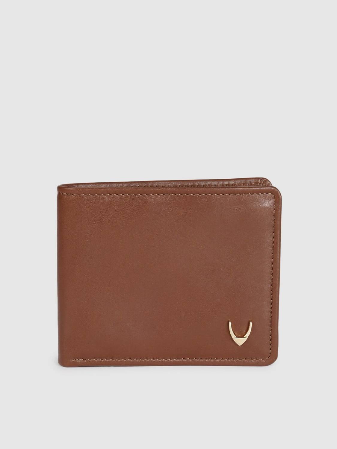 Men Casual Tan Genuine Leather Wallet - Mini