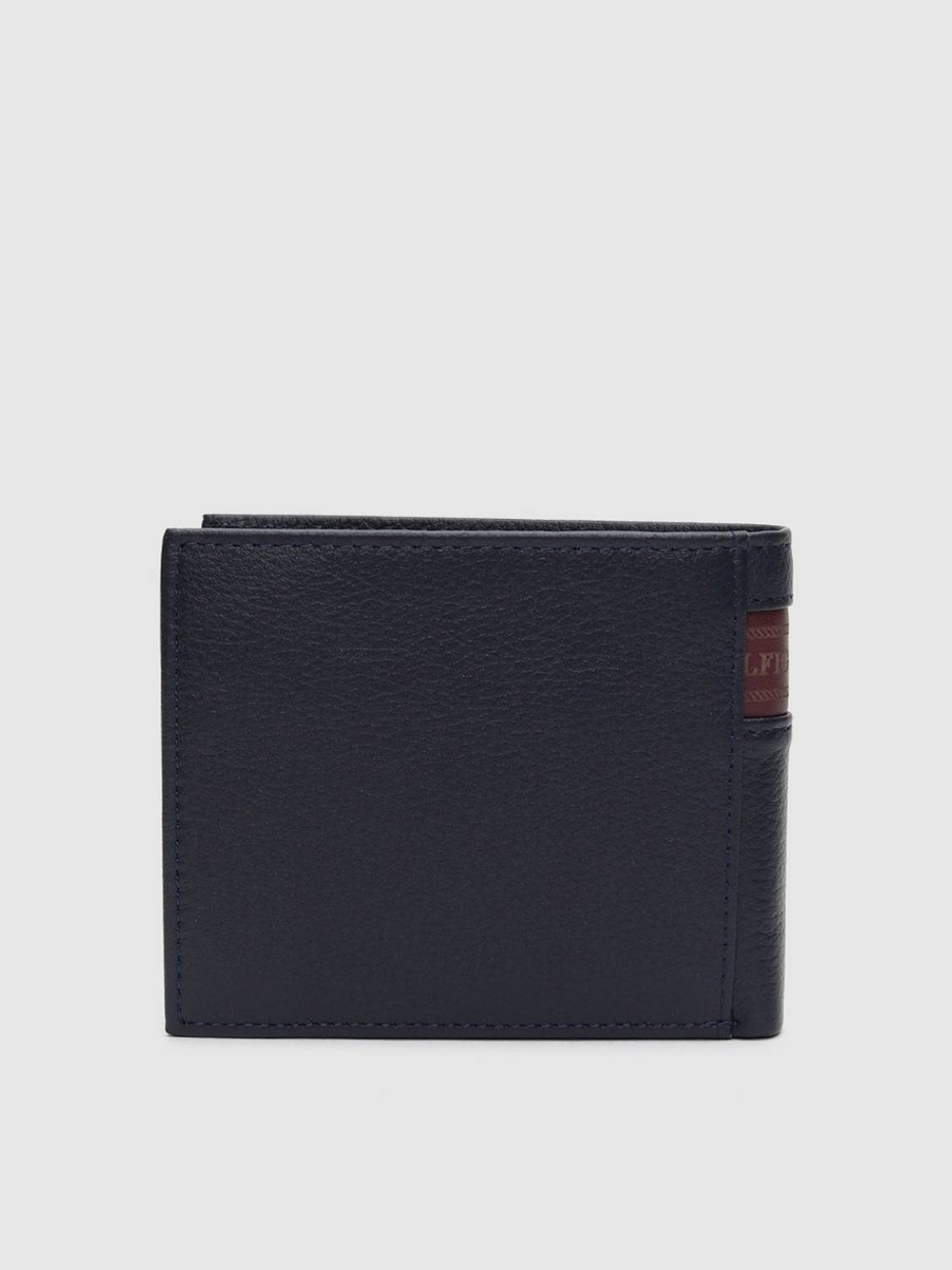 Men Blue Genuine Leather Wallet - Regular Size