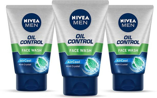 Nivea Men Oil Control with Mint Crystal removes Excess ...