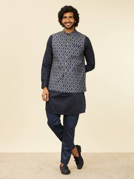 MANYAVAR - Men Printed Nehru Jacket